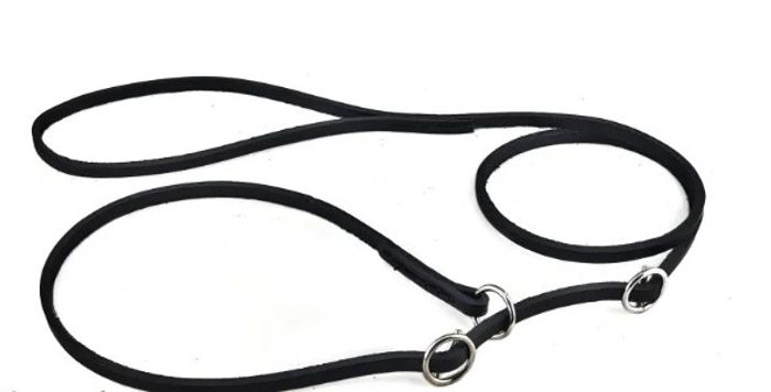 Alac UK retrieverkobbel i lær – 6 mm x 120 cm