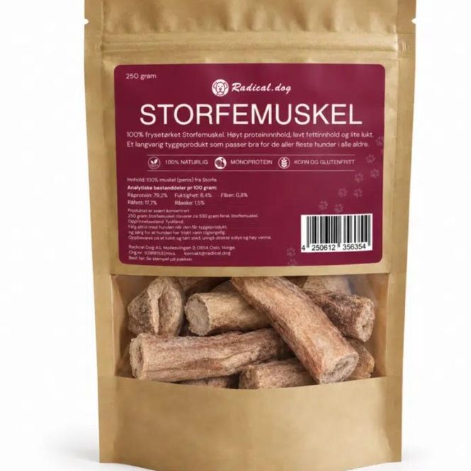 Hovedbilde Storfemuskel 250 gr