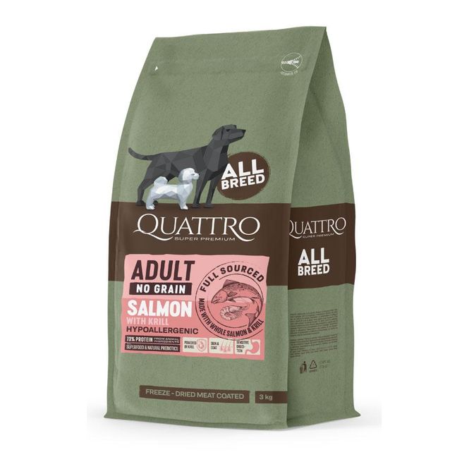 Hovedbilde QUATTRO Super Premium No Grain All Breed Adult ...