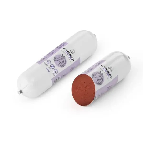 Hovedbilde AYKA Dog Sausage Horse - hundepølse av hestekjøtt