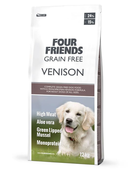 Four Friends GF Venison Hundefôr