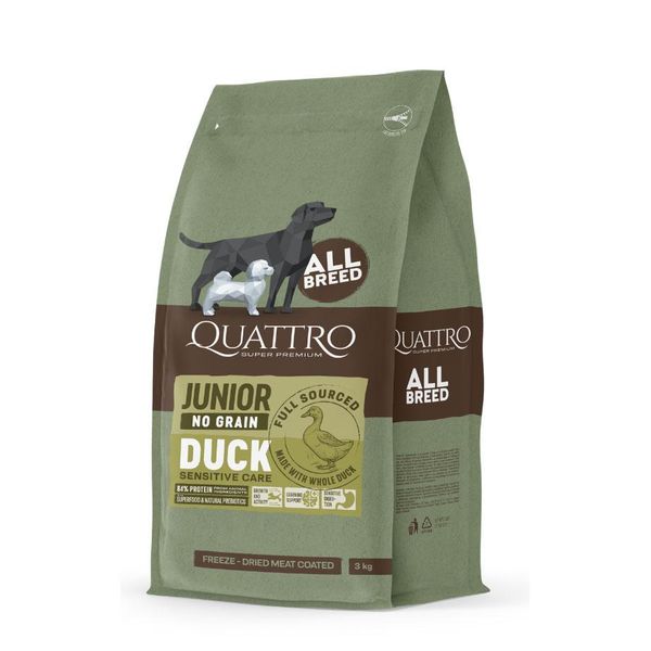 Hovedbilde QUATTRO Super Premium No Grain All Breed Junior ...