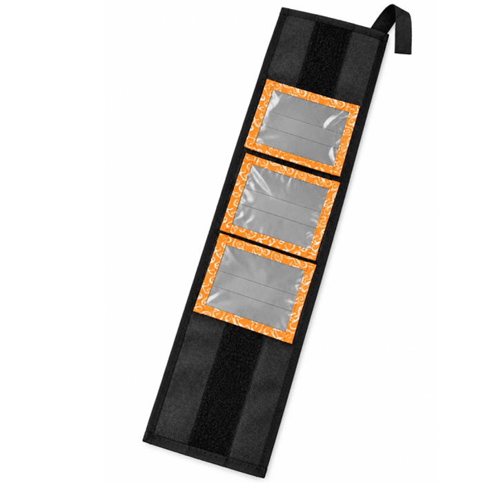 Holder for utskiftbare lommer 