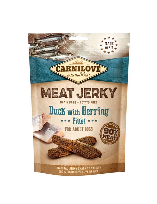 Carnilove Meat Jerky Duck with Herring Fillet