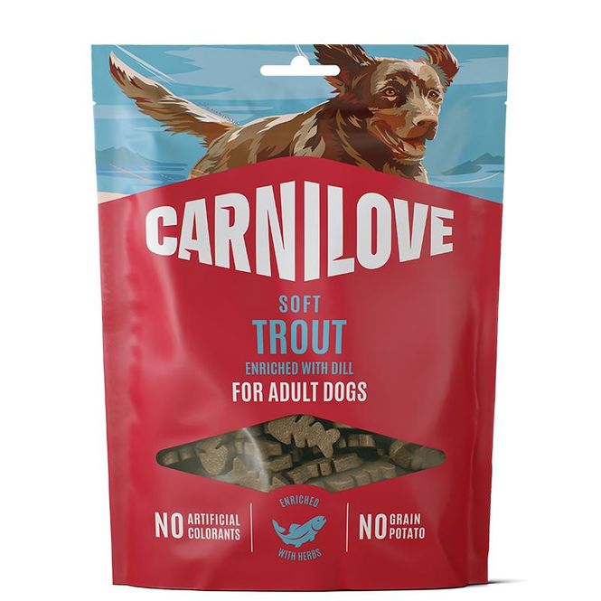 Hovedbilde Carnilove Soft Trout Enriched with Dill godbit