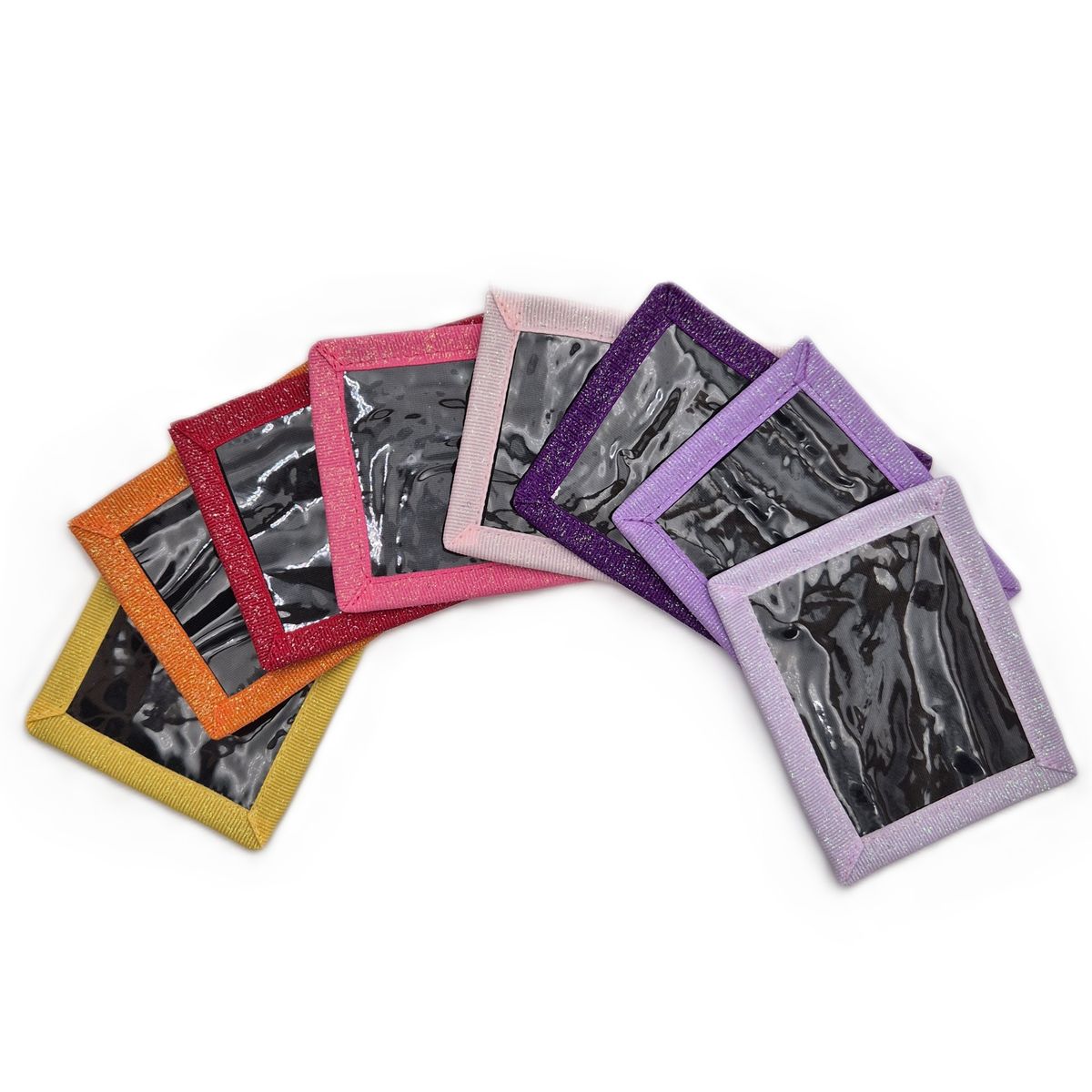 Glitterlomme til nummerlappholder – utskiftbar