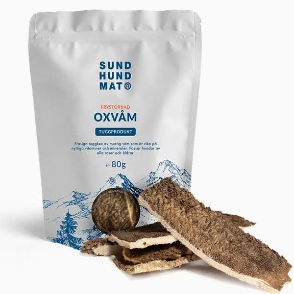 Hovedbilde Sund Hundmat® Oxvåm - frysetørket oksevom