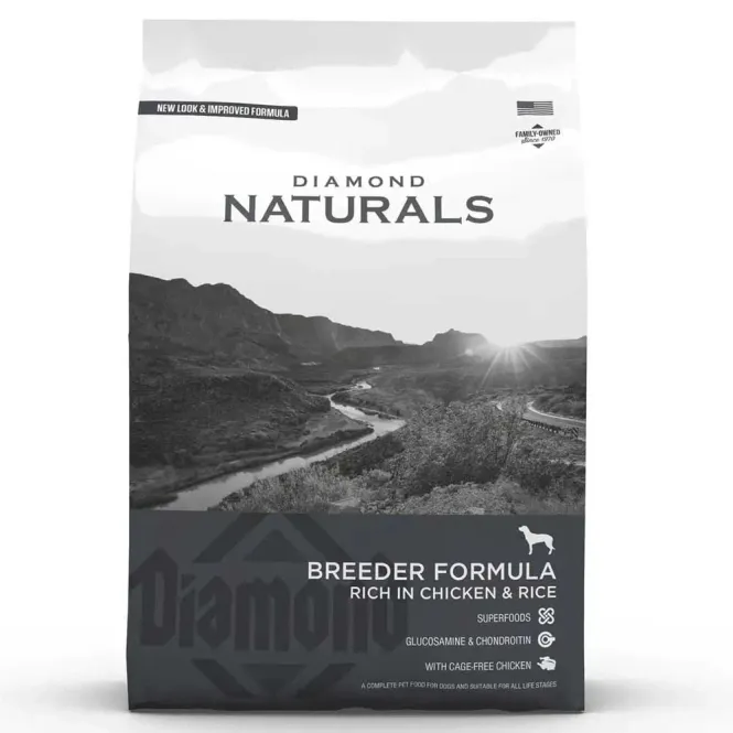 Hovedbilde Diamond Naturals Breeder Chicken & Rice 20 kg ...