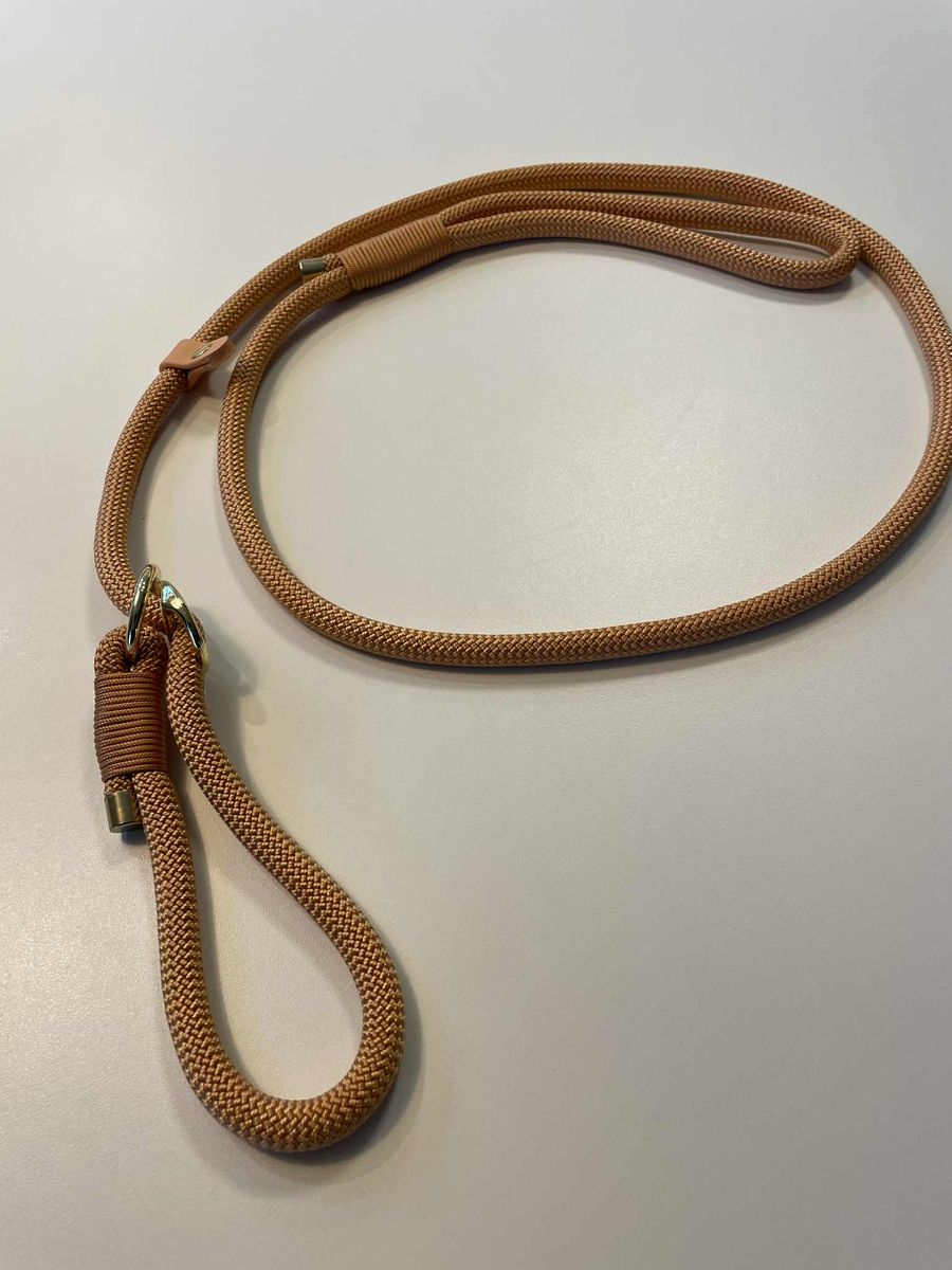 Vofforama retrieverkobbel i flettet tau, med stopper