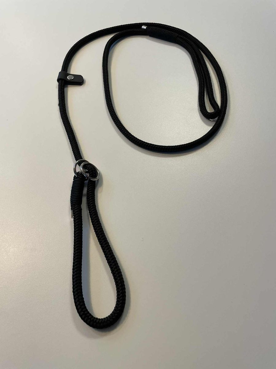 Vofforama retrieverkobbel i flettet tau, med stopper